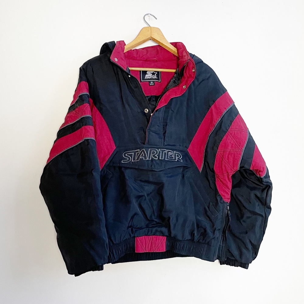 Vintage Boy’s Starter Jacket Red & Black Size XL